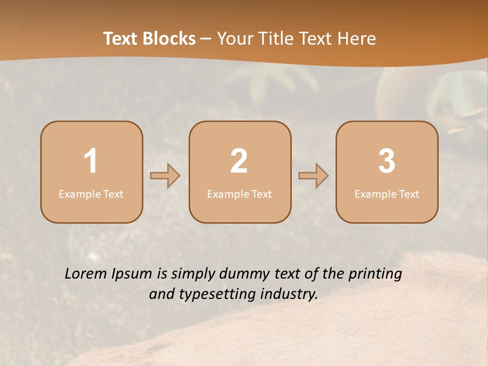 A Goat Standing On Top Of A Pile Of Rocks PowerPoint Template