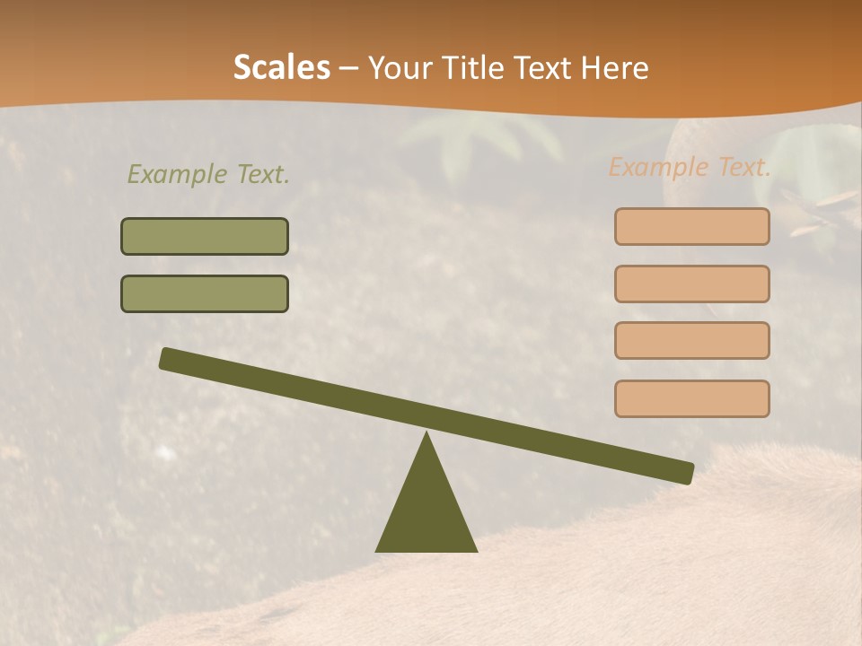 A Goat Standing On Top Of A Pile Of Rocks PowerPoint Template