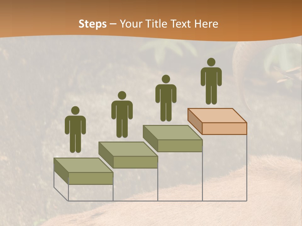 A Goat Standing On Top Of A Pile Of Rocks PowerPoint Template