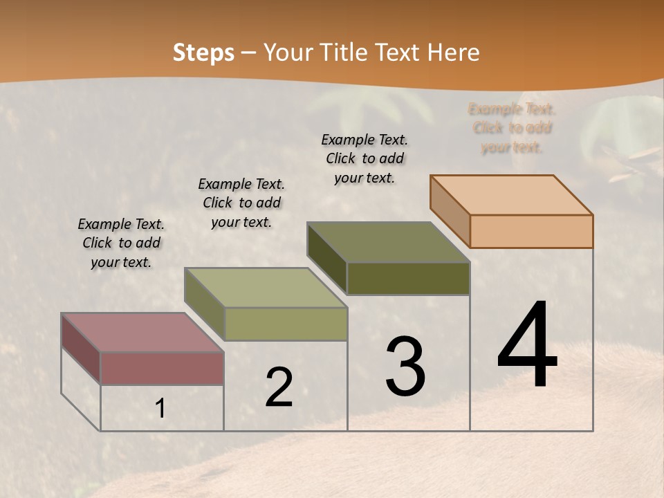 A Goat Standing On Top Of A Pile Of Rocks PowerPoint Template