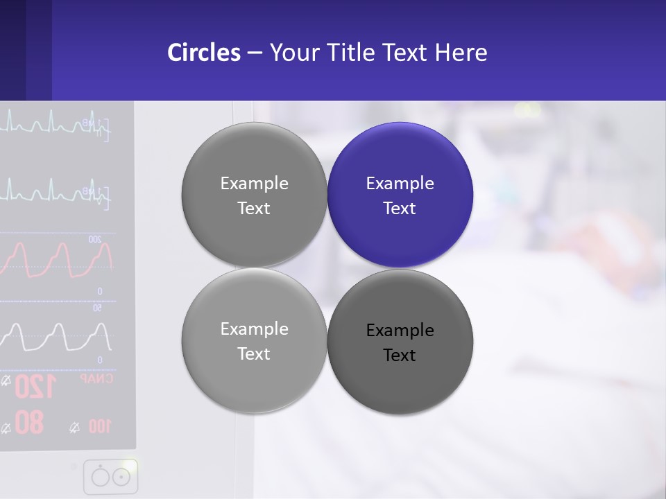 A Medical Powerpoint Presentation With A Hospital Bed In The Background PowerPoint Template