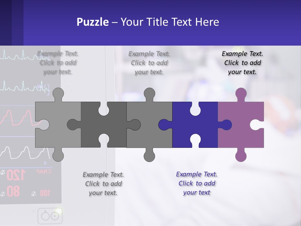 A Medical Powerpoint Presentation With A Hospital Bed In The Background PowerPoint Template