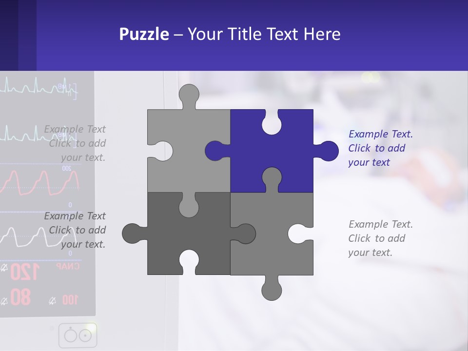 A Medical Powerpoint Presentation With A Hospital Bed In The Background PowerPoint Template