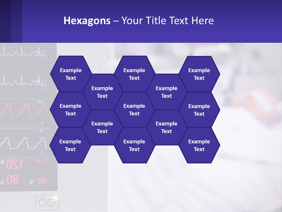 A Medical Powerpoint Presentation With A Hospital Bed In The Background PowerPoint Template