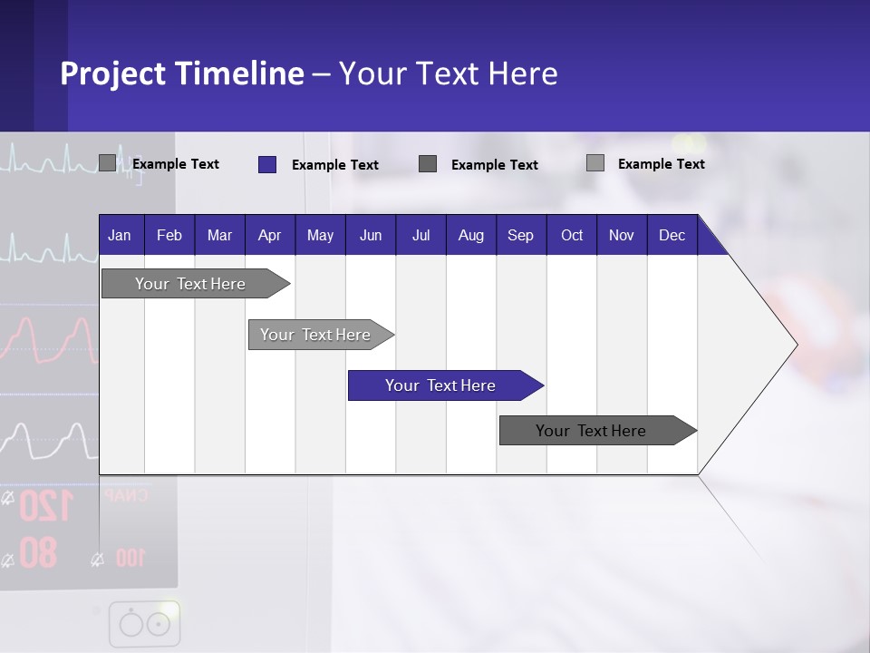 A Medical Powerpoint Presentation With A Hospital Bed In The Background PowerPoint Template