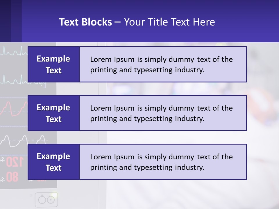 A Medical Powerpoint Presentation With A Hospital Bed In The Background PowerPoint Template