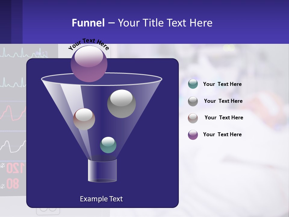 A Medical Powerpoint Presentation With A Hospital Bed In The Background PowerPoint Template
