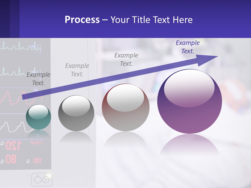 A Medical Powerpoint Presentation With A Hospital Bed In The Background PowerPoint Template