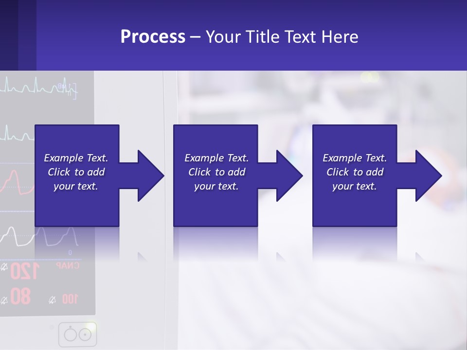 A Medical Powerpoint Presentation With A Hospital Bed In The Background PowerPoint Template