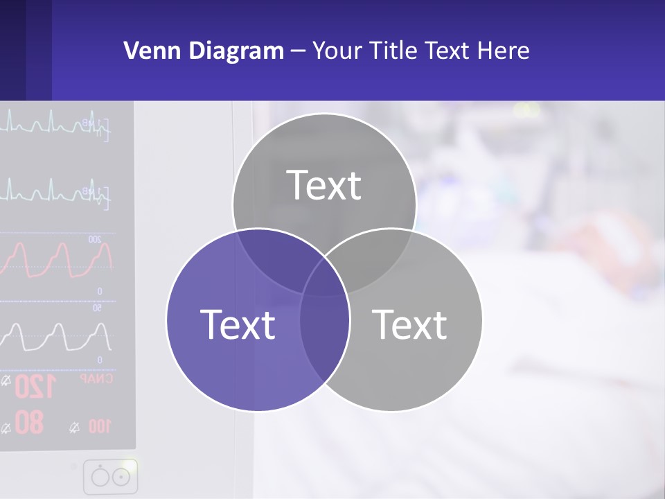 A Medical Powerpoint Presentation With A Hospital Bed In The Background PowerPoint Template