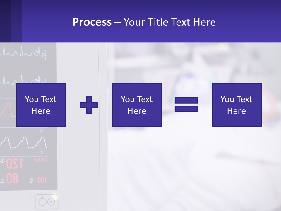 A Medical Powerpoint Presentation With A Hospital Bed In The Background PowerPoint Template