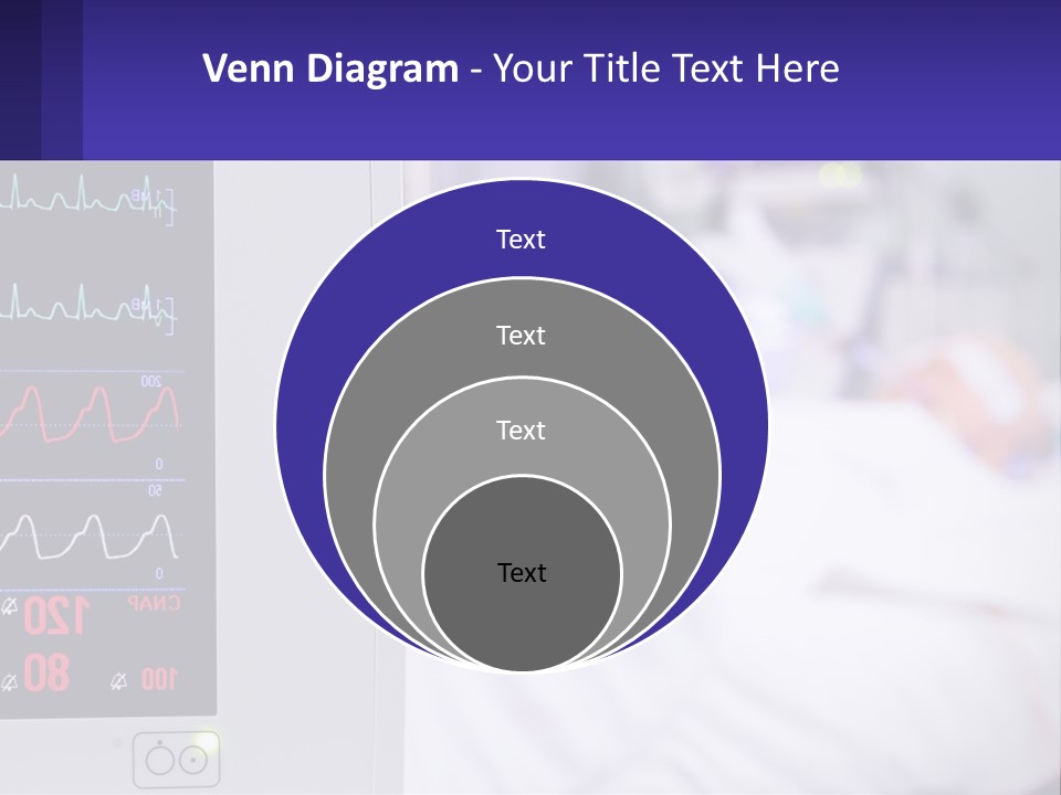 A Medical Powerpoint Presentation With A Hospital Bed In The Background PowerPoint Template