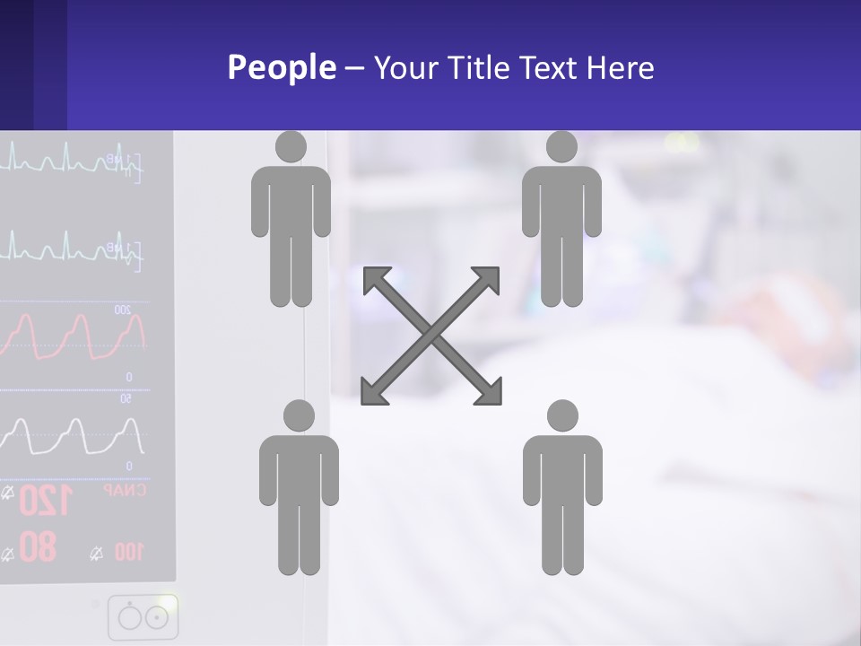 A Medical Powerpoint Presentation With A Hospital Bed In The Background PowerPoint Template