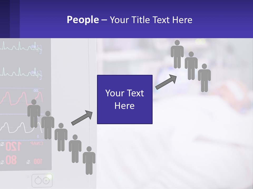 A Medical Powerpoint Presentation With A Hospital Bed In The Background PowerPoint Template