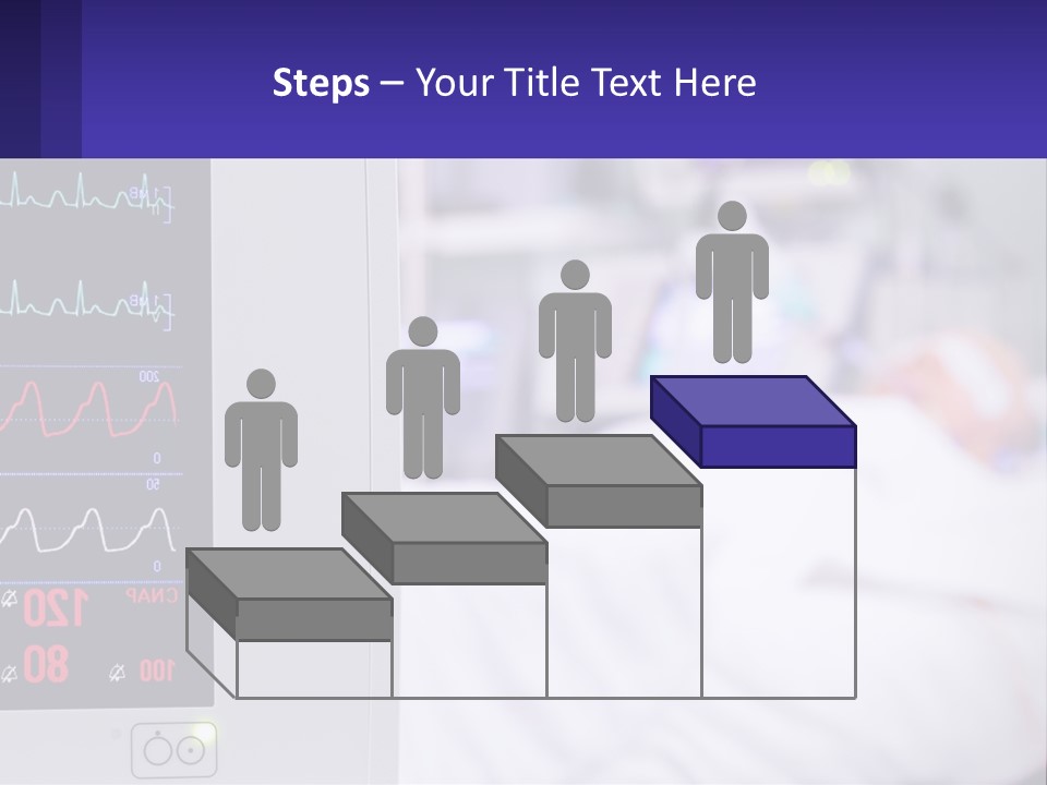 A Medical Powerpoint Presentation With A Hospital Bed In The Background PowerPoint Template