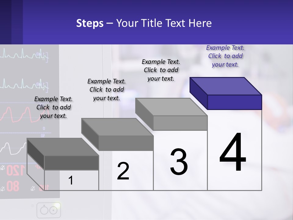 A Medical Powerpoint Presentation With A Hospital Bed In The Background PowerPoint Template