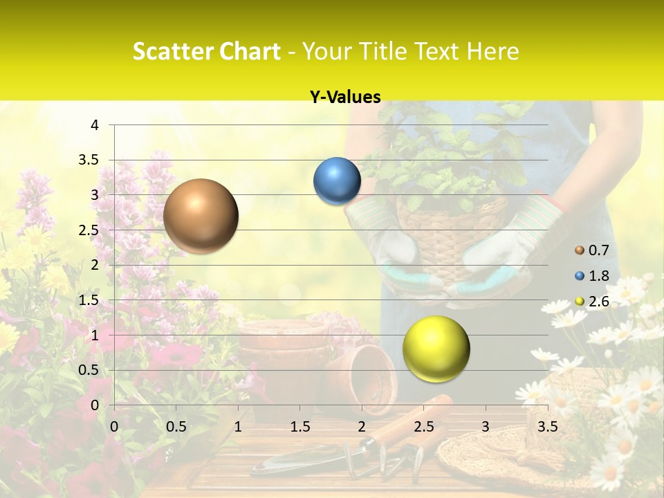 A Person Holding A Potted Plant In Their Hands PowerPoint Template