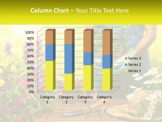 A Person Holding A Potted Plant In Their Hands PowerPoint Template