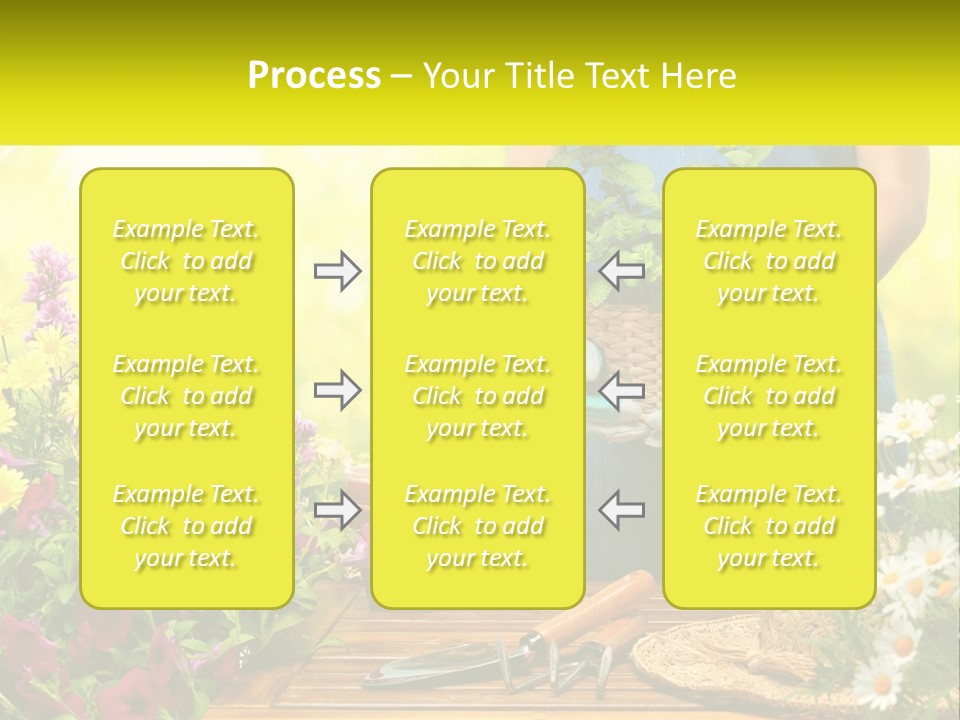 A Person Holding A Potted Plant In Their Hands PowerPoint Template