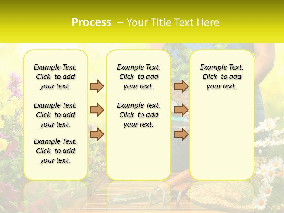 A Person Holding A Potted Plant In Their Hands PowerPoint Template