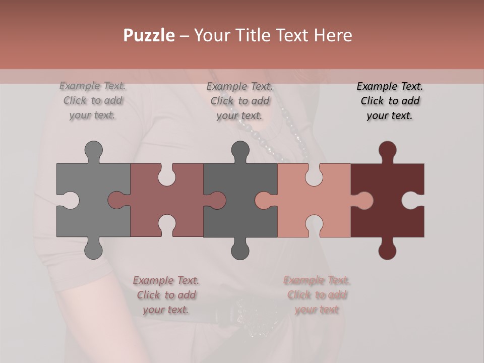 A Woman Is Posing For A Picture With Her Hands On Her Hips PowerPoint Template