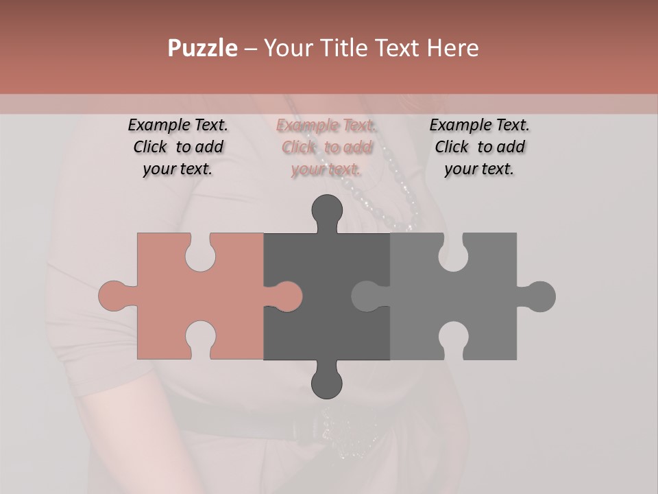 A Woman Is Posing For A Picture With Her Hands On Her Hips PowerPoint Template