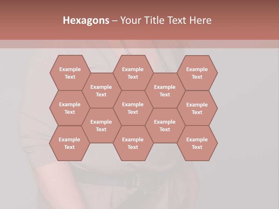 A Woman Is Posing For A Picture With Her Hands On Her Hips PowerPoint Template