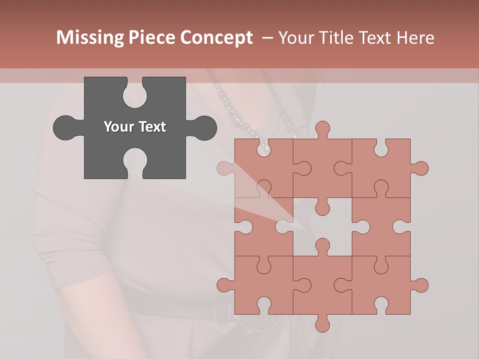 A Woman Is Posing For A Picture With Her Hands On Her Hips PowerPoint Template
