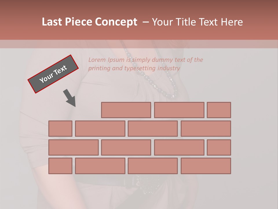 A Woman Is Posing For A Picture With Her Hands On Her Hips PowerPoint Template