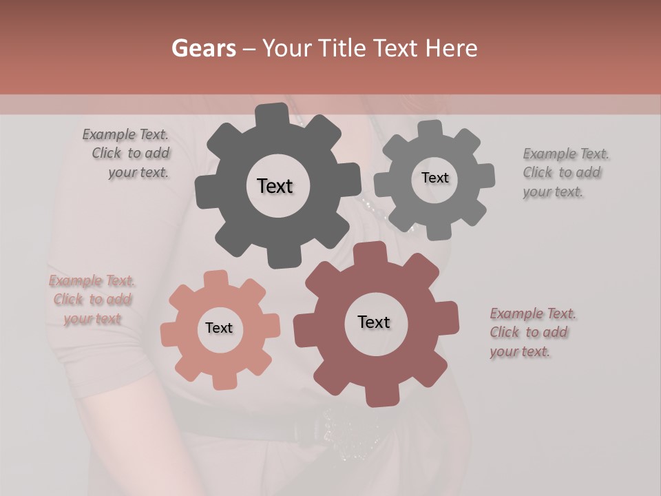 A Woman Is Posing For A Picture With Her Hands On Her Hips PowerPoint Template