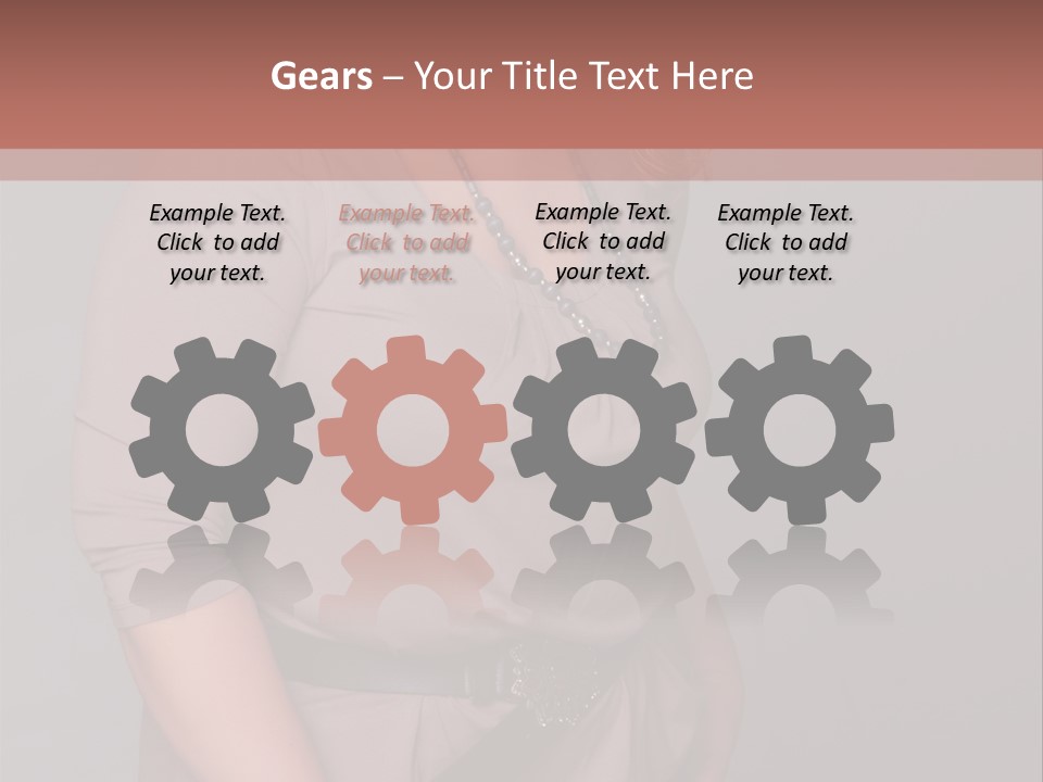 A Woman Is Posing For A Picture With Her Hands On Her Hips PowerPoint Template