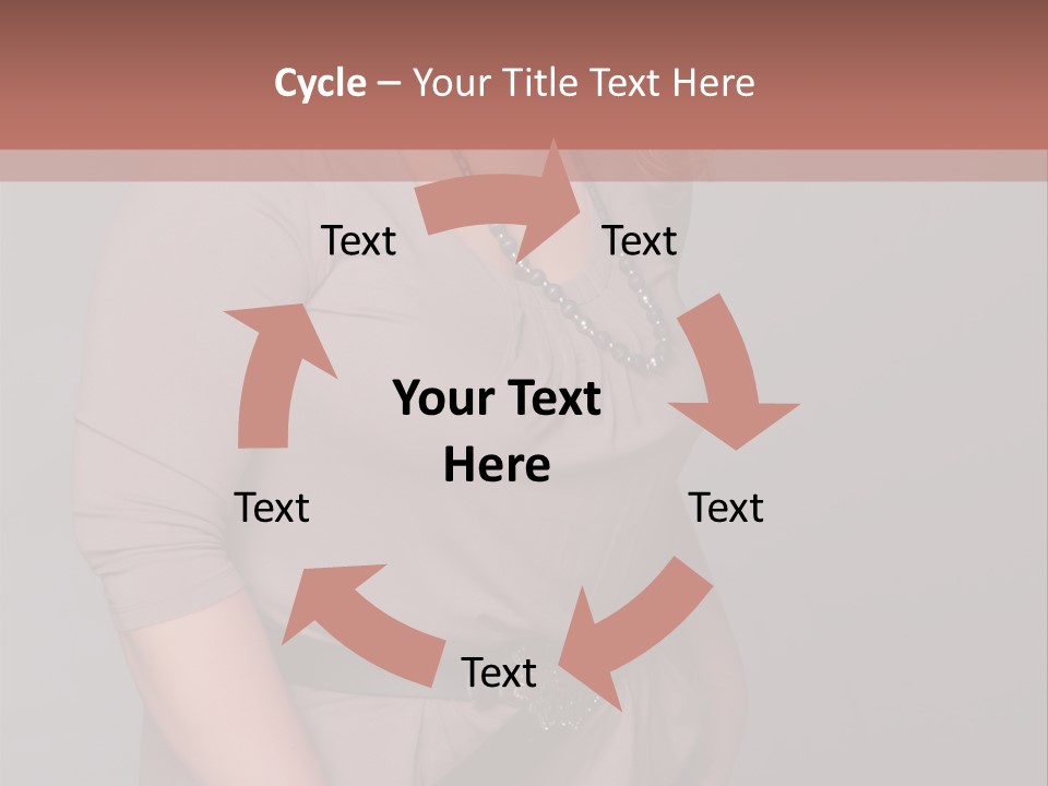 A Woman Is Posing For A Picture With Her Hands On Her Hips PowerPoint Template