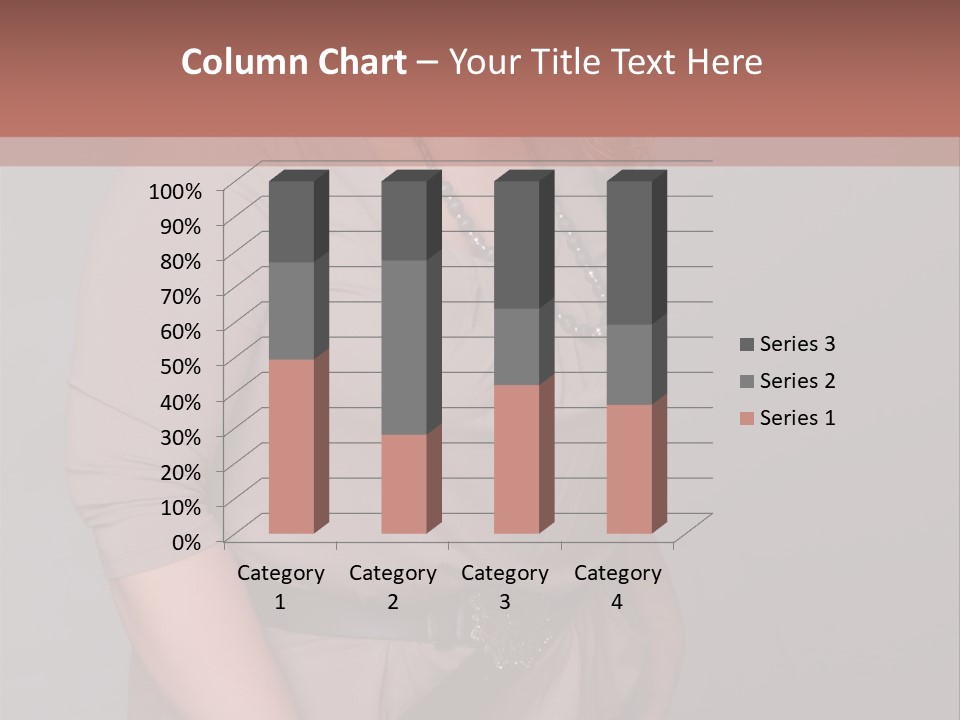 A Woman Is Posing For A Picture With Her Hands On Her Hips PowerPoint Template