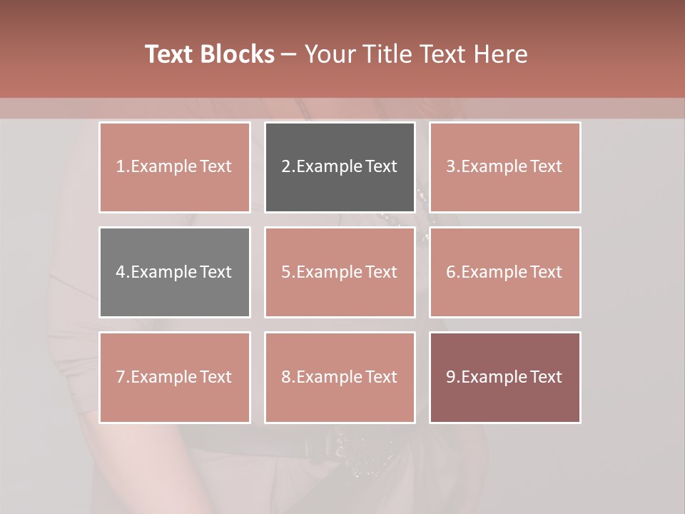 A Woman Is Posing For A Picture With Her Hands On Her Hips PowerPoint Template