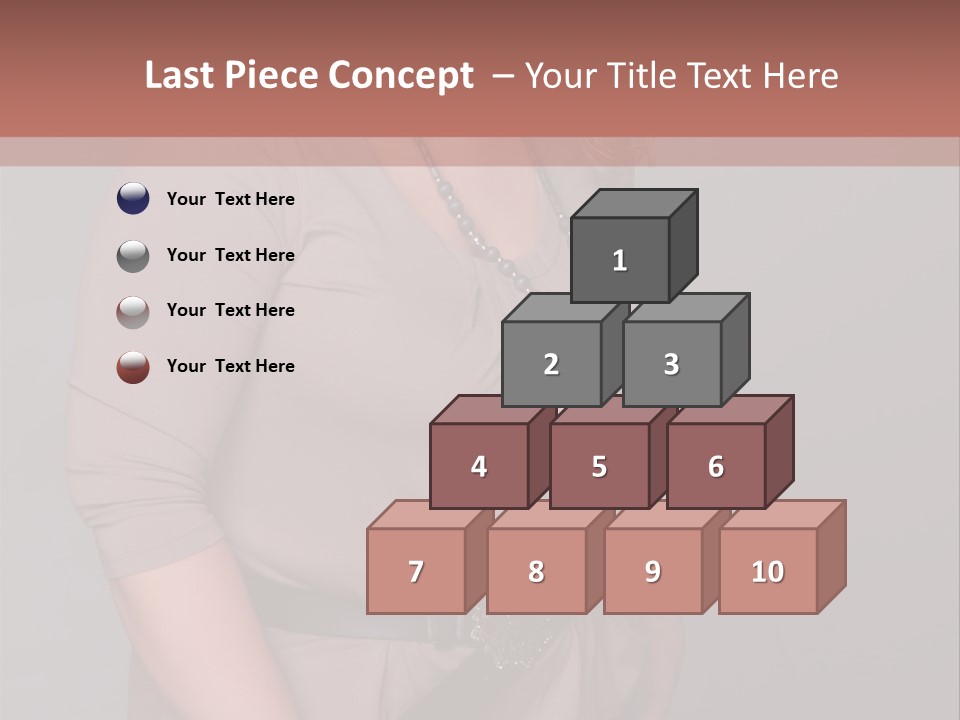 A Woman Is Posing For A Picture With Her Hands On Her Hips PowerPoint Template