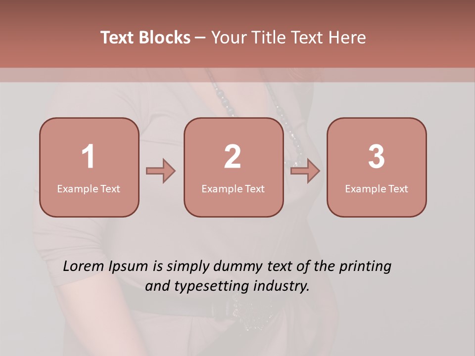 A Woman Is Posing For A Picture With Her Hands On Her Hips PowerPoint Template