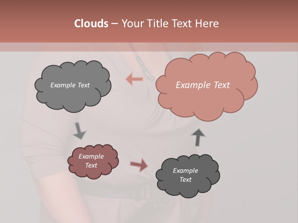 A Woman Is Posing For A Picture With Her Hands On Her Hips PowerPoint Template