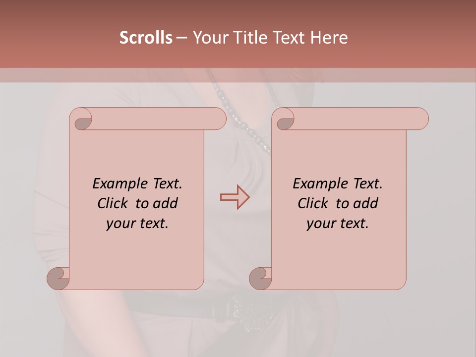 A Woman Is Posing For A Picture With Her Hands On Her Hips PowerPoint Template