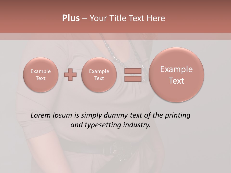 A Woman Is Posing For A Picture With Her Hands On Her Hips PowerPoint Template