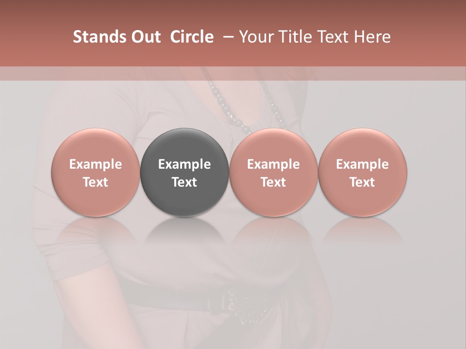 A Woman Is Posing For A Picture With Her Hands On Her Hips PowerPoint Template