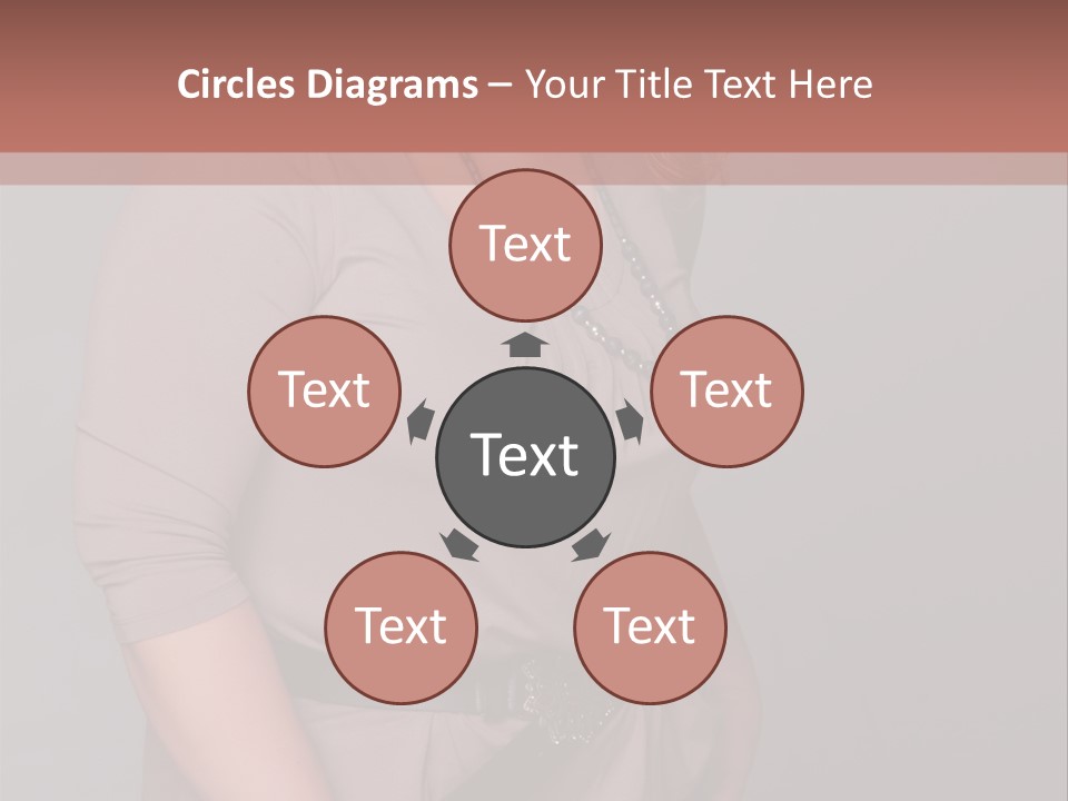 A Woman Is Posing For A Picture With Her Hands On Her Hips PowerPoint Template