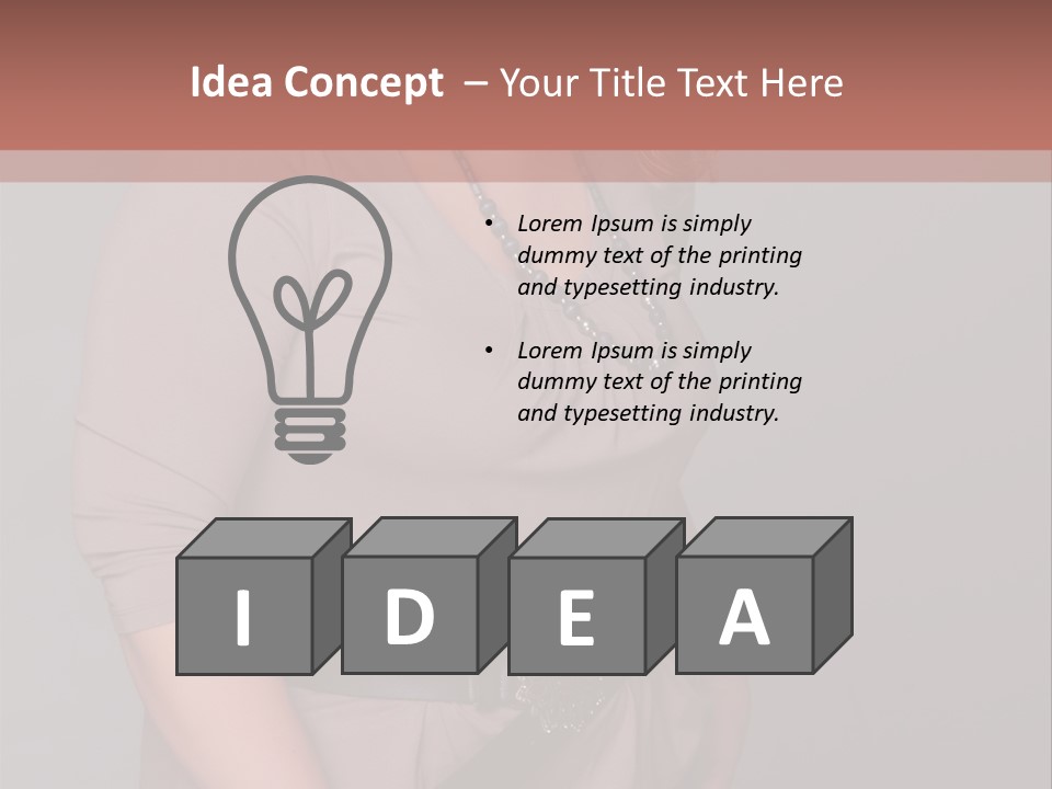 A Woman Is Posing For A Picture With Her Hands On Her Hips PowerPoint Template