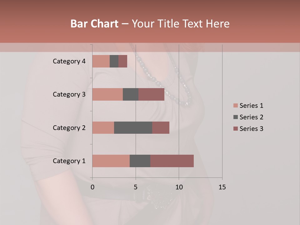 A Woman Is Posing For A Picture With Her Hands On Her Hips PowerPoint Template
