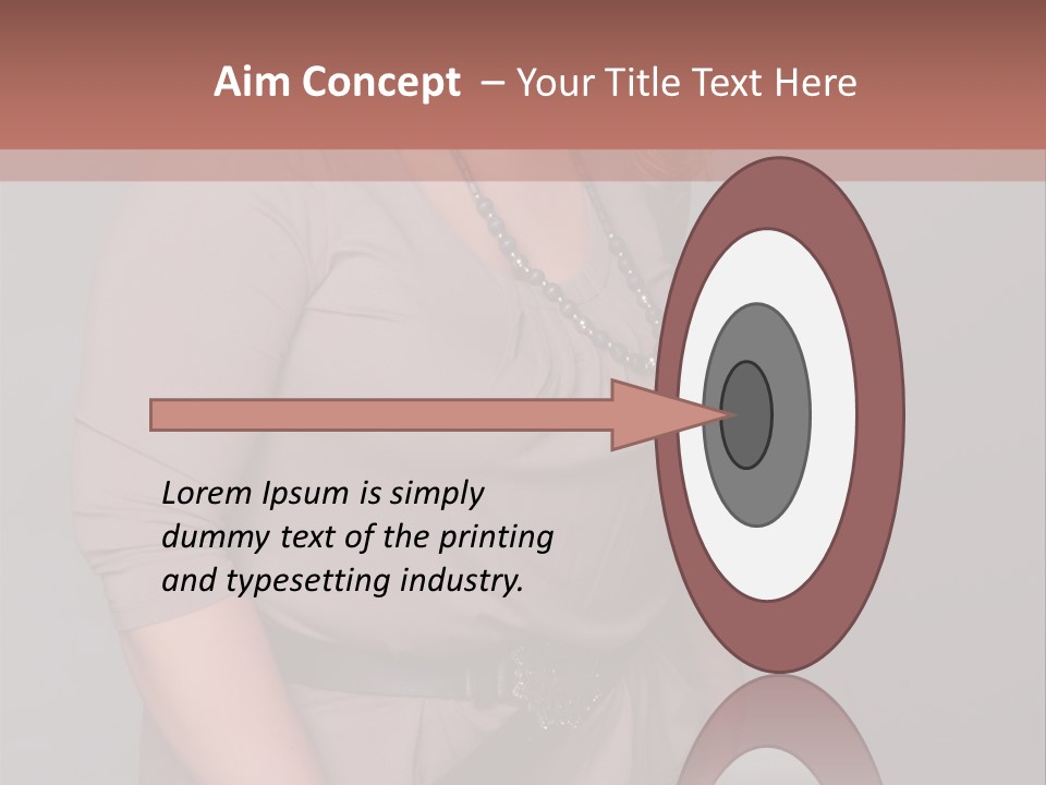 A Woman Is Posing For A Picture With Her Hands On Her Hips PowerPoint Template