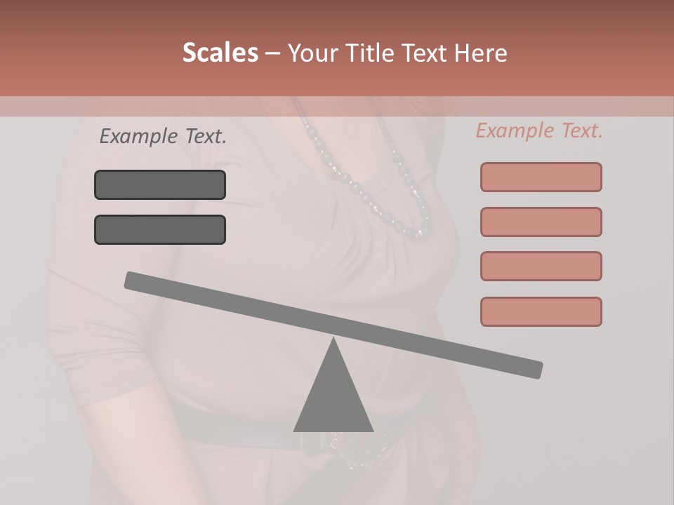 A Woman Is Posing For A Picture With Her Hands On Her Hips PowerPoint Template