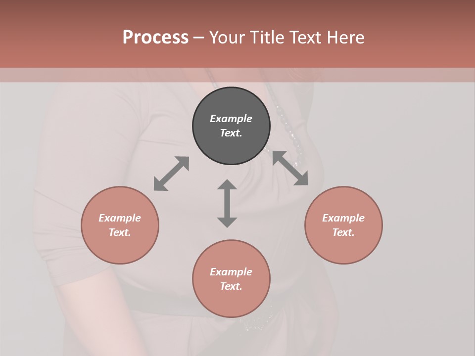 A Woman Is Posing For A Picture With Her Hands On Her Hips PowerPoint Template