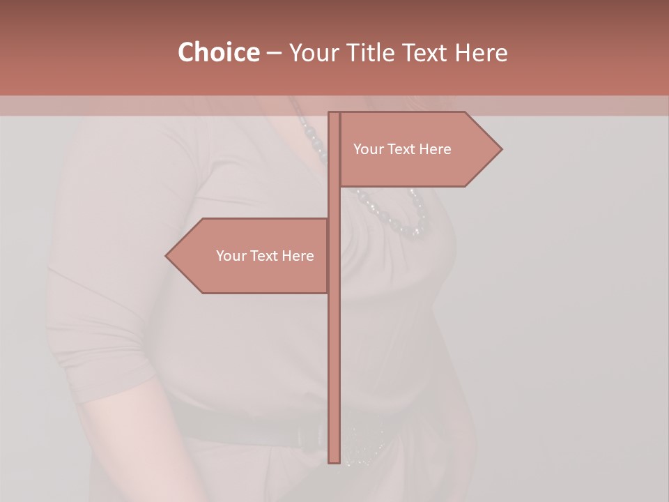 A Woman Is Posing For A Picture With Her Hands On Her Hips PowerPoint Template