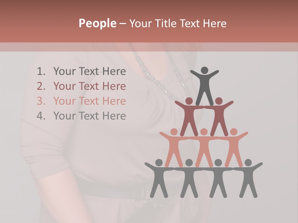 A Woman Is Posing For A Picture With Her Hands On Her Hips PowerPoint Template