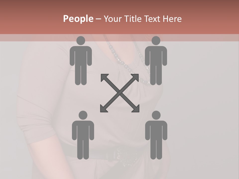 A Woman Is Posing For A Picture With Her Hands On Her Hips PowerPoint Template