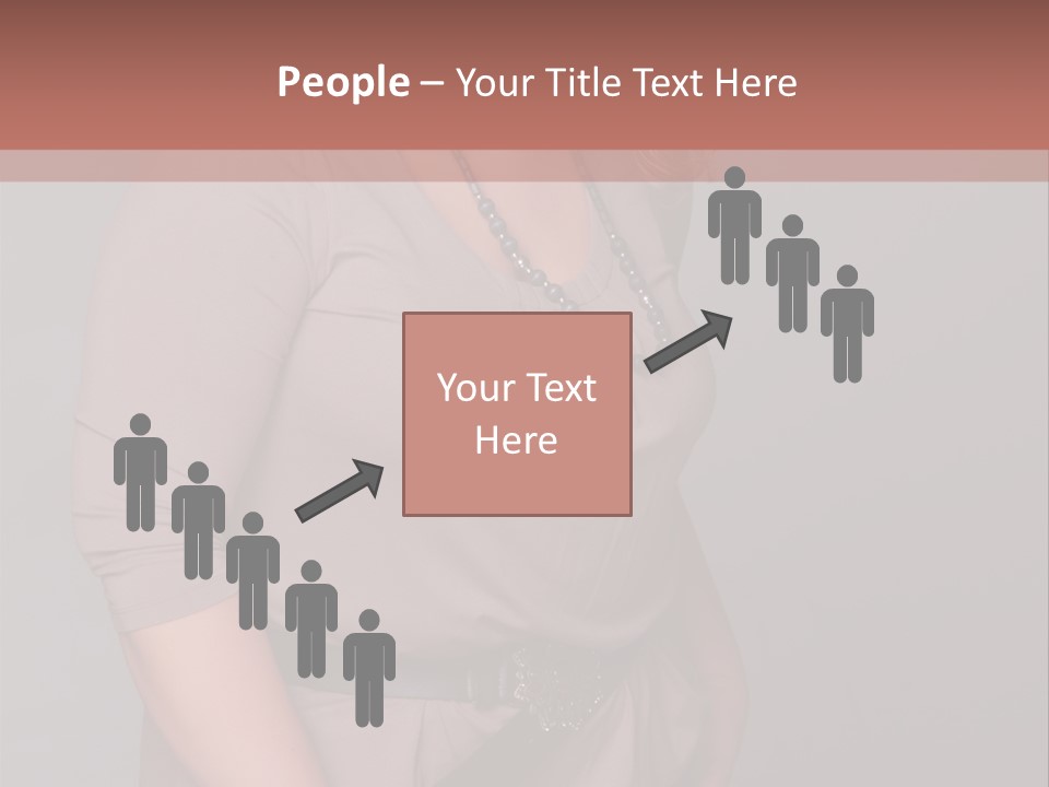 A Woman Is Posing For A Picture With Her Hands On Her Hips PowerPoint Template